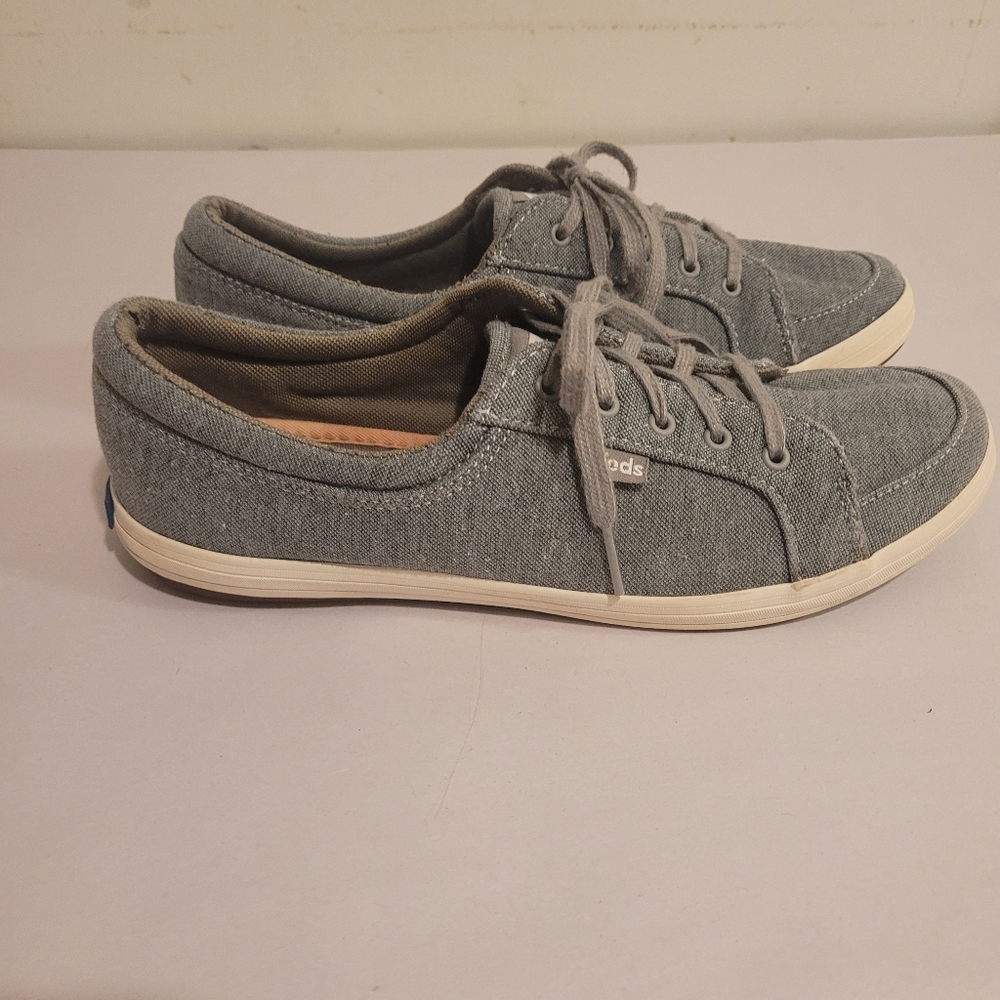 Keds Women's Center Jersey Gray Sneakers Size 8